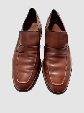 Allen Edmonds Leather Loafers Brown Slip On Dress Shoes 10.5 D USA
